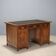 Bureau Liberty en acajou avec cuir et incrustations