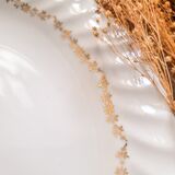 Round dish, hard porcelain, Rheinpfalz, Germany