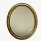 Miroir en bois doré patiné 58cm