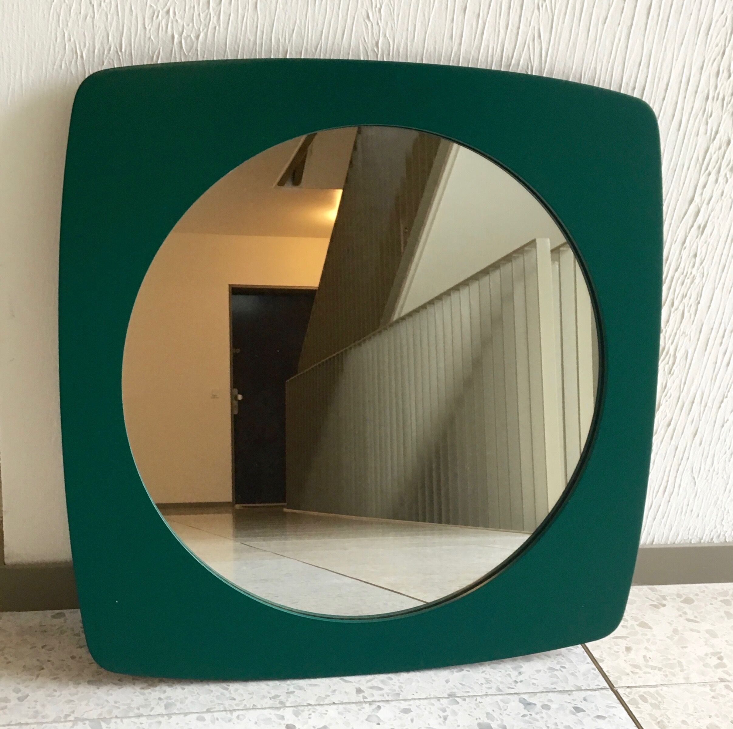 Vintage wall mirror, 1970 - 57x57cm