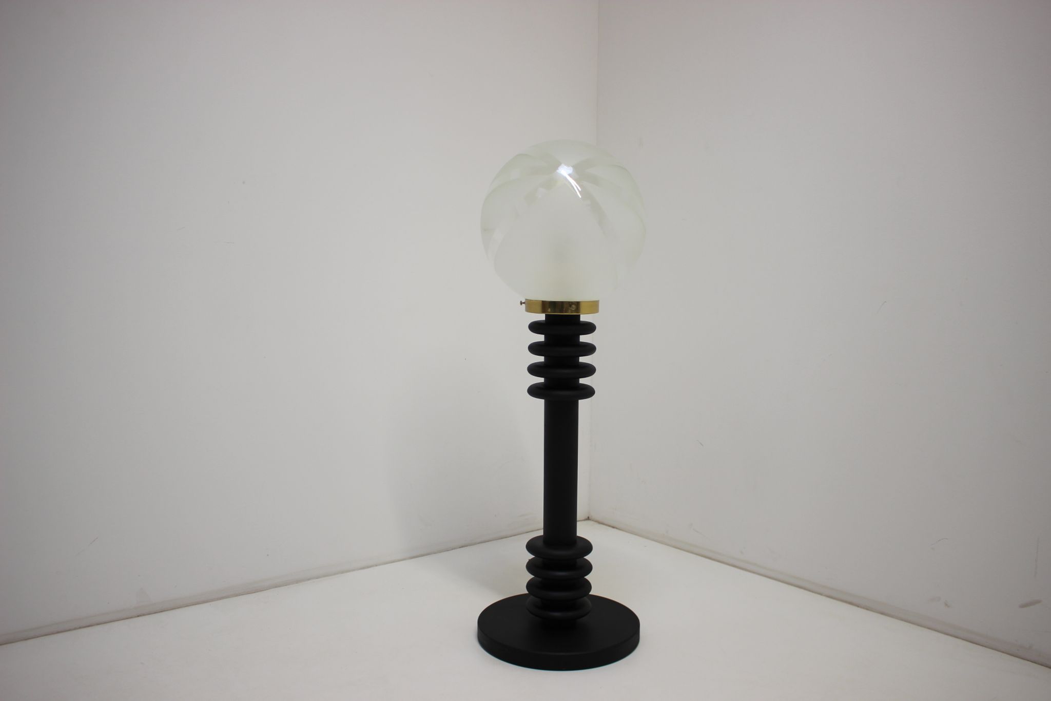 Lampadaire en bois, Allemagne, années 1970