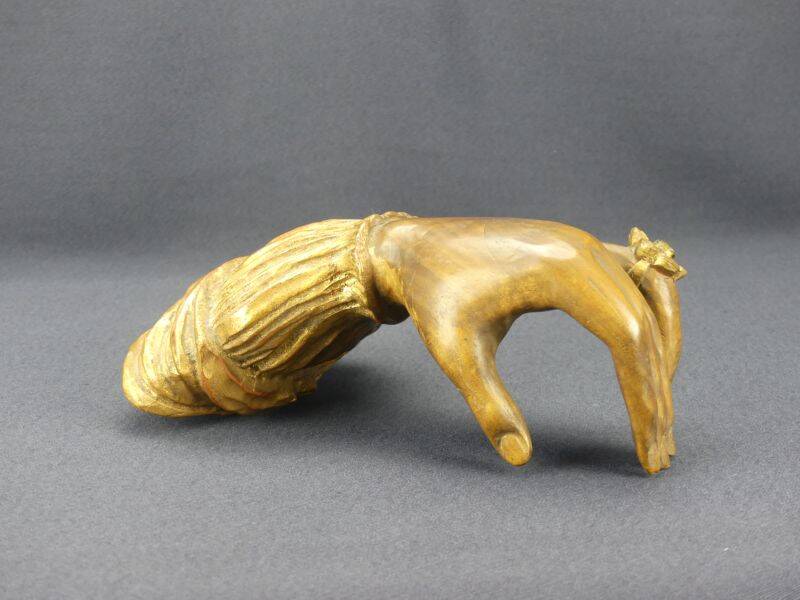 Palladio, Italie, main en bois sculpté