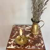 Table de chevet dessus en marble rose