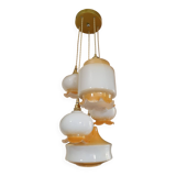 5 opal ceiling pendant light