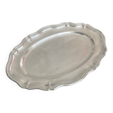 Silver-plated metal tray 1900 hallmark hke