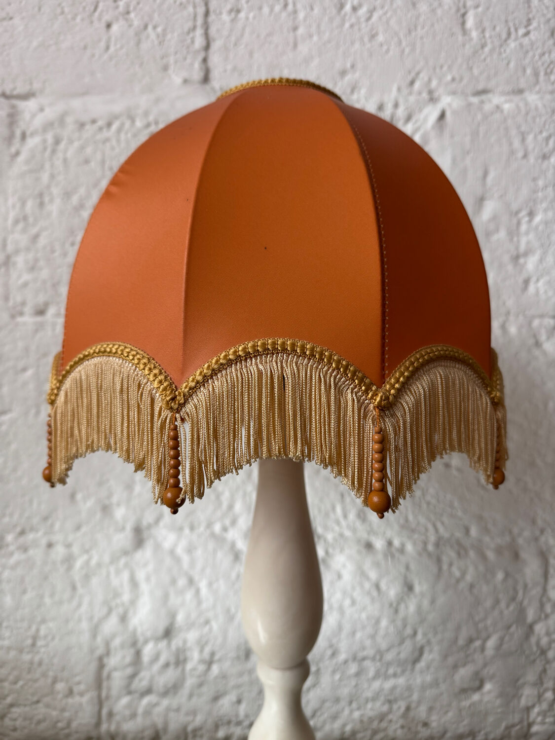 1970s alabaster column lamp