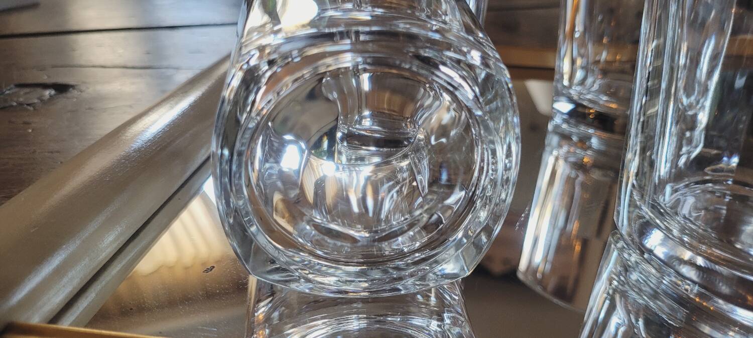 80's whiskey glasses