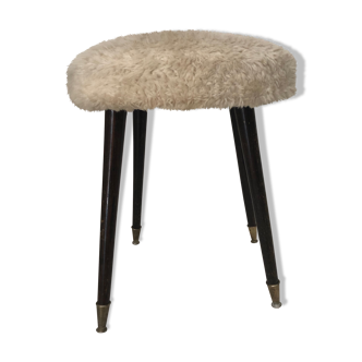 Stool vintage rug