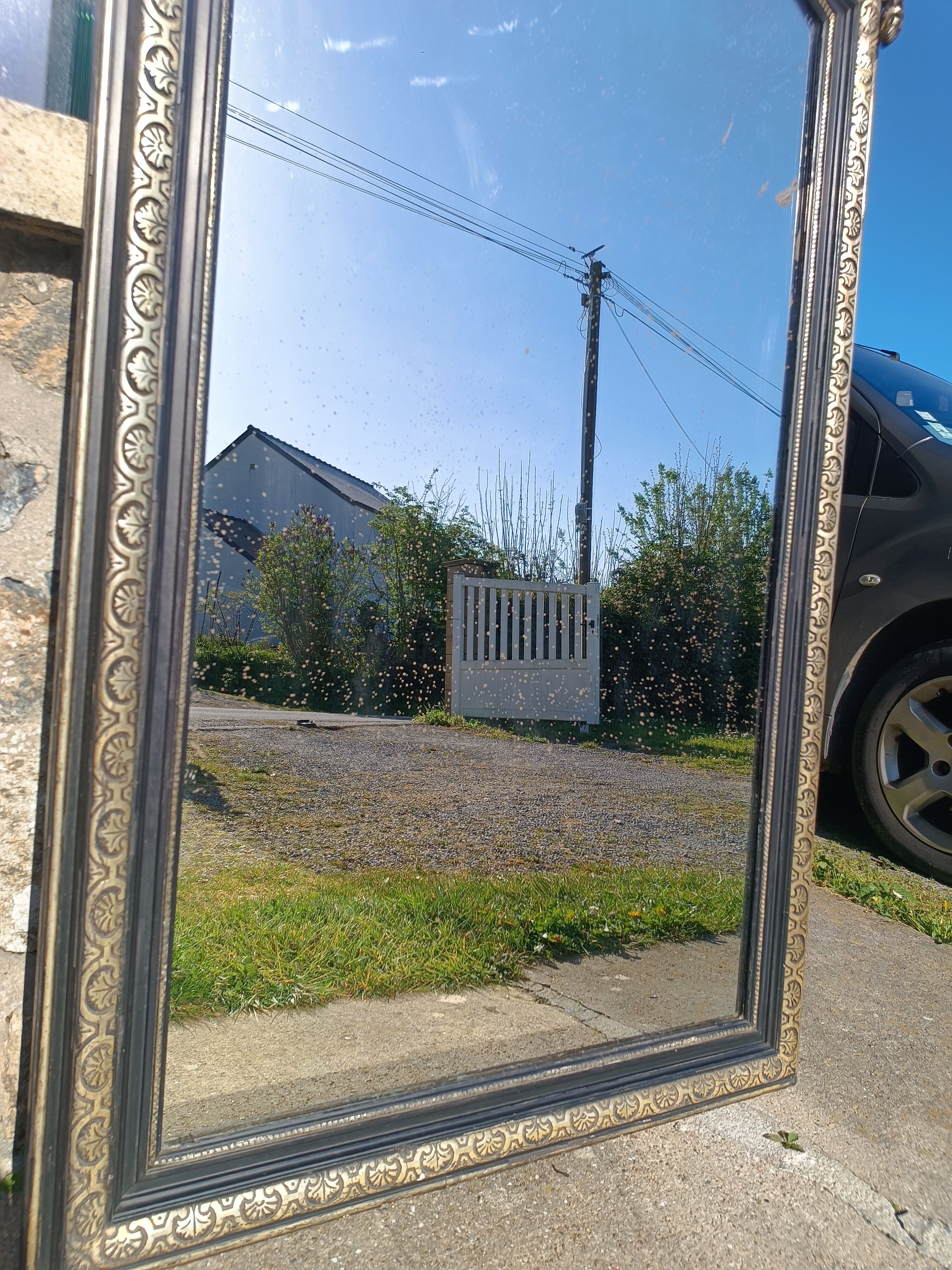 Antique mirror 168/88 cm