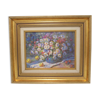 Tableau bouquet de marguerites