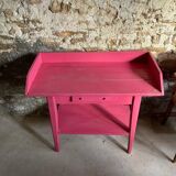 Pink side table