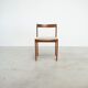 Set of six elegant Italian dining chairs