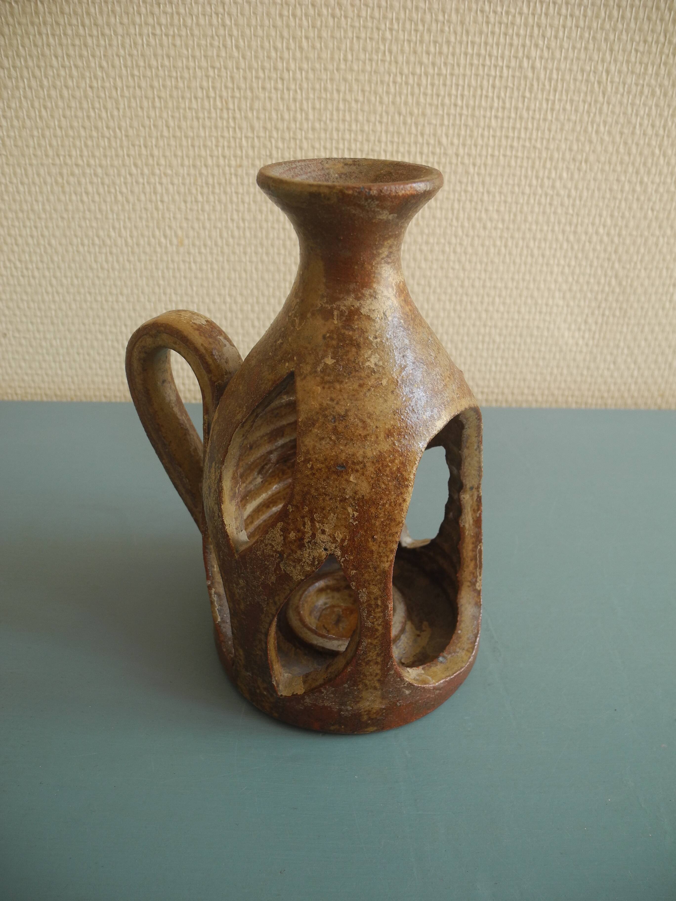 vintage ceramic candlestick tealight holder