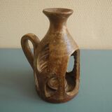 vintage ceramic candlestick tealight holder