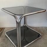 Space Age Side Coffee Table on Casters