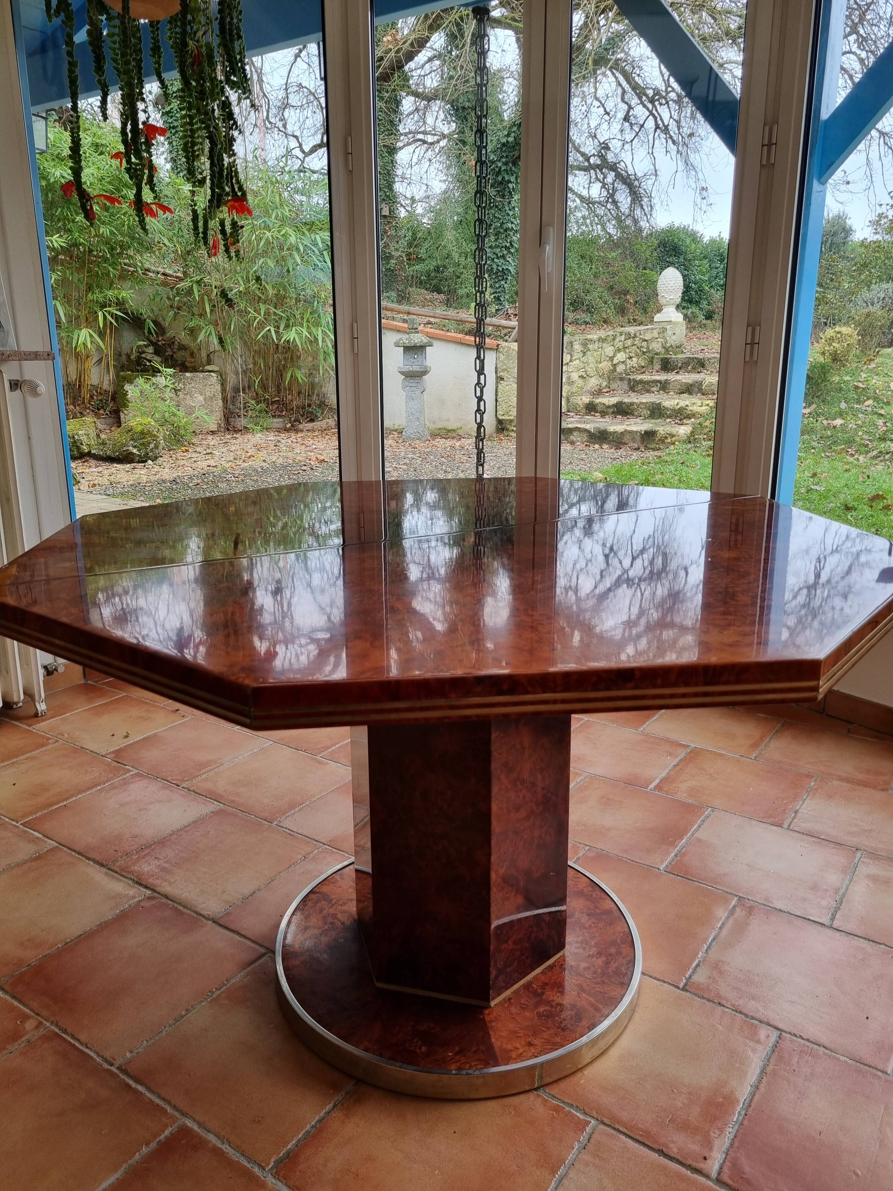 Roche Bobois octagonal table