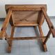 Vintage brutalist oak table 1970