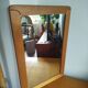 Vintage Scandinavian pine mirror