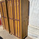 Paire de vestiaire d’usine bois