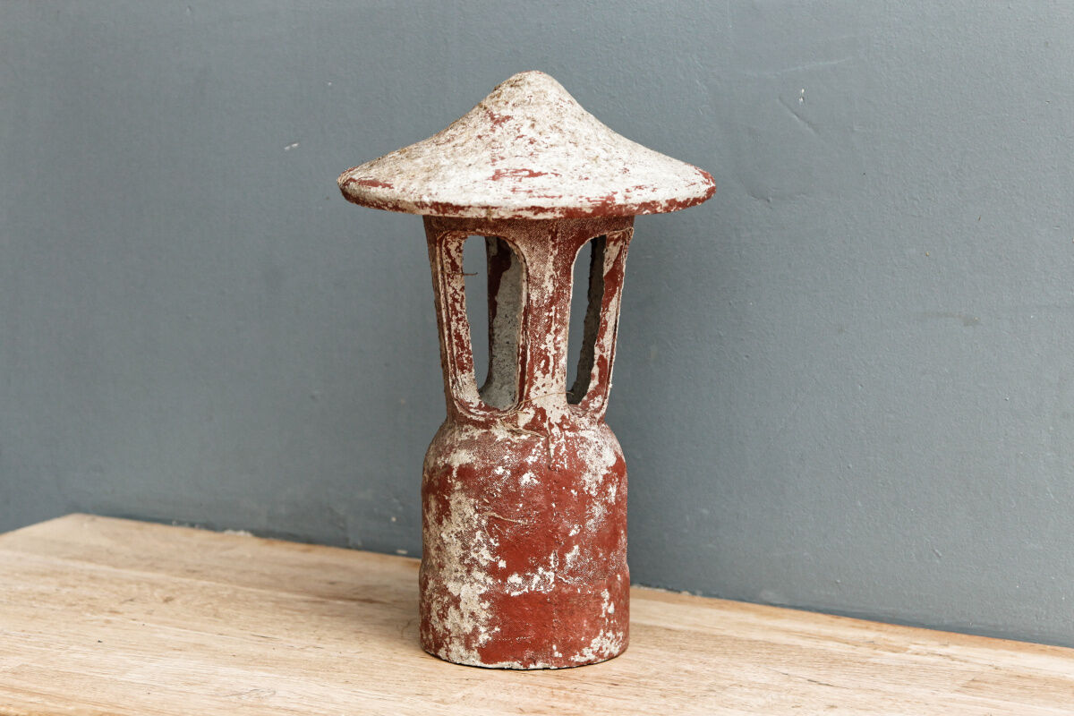 Terracotta fireplace hat