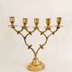 Chandelier ancien 5 branches en laiton