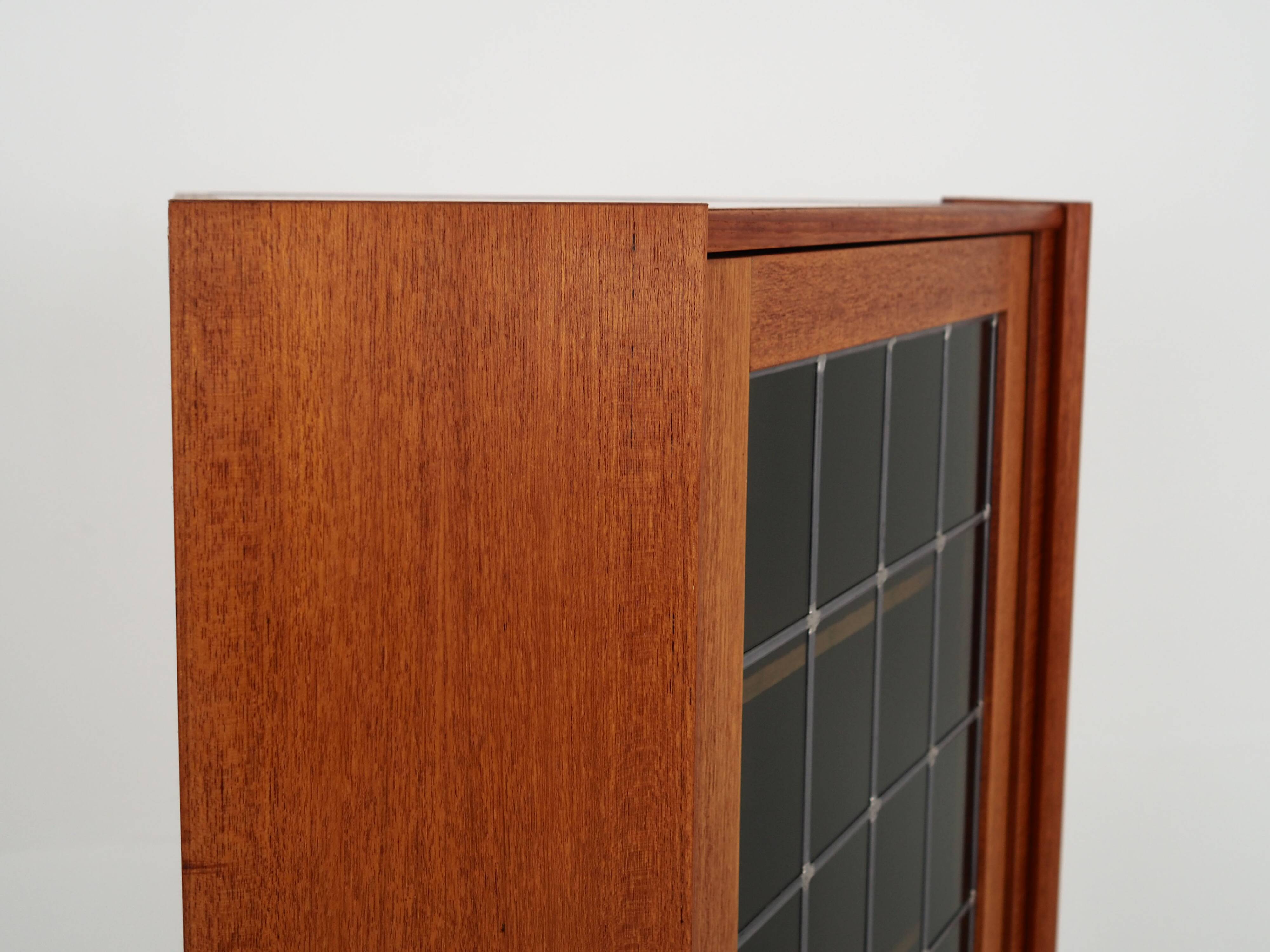 Teak corner showcase, Danish design, 1970s, production: Denmark