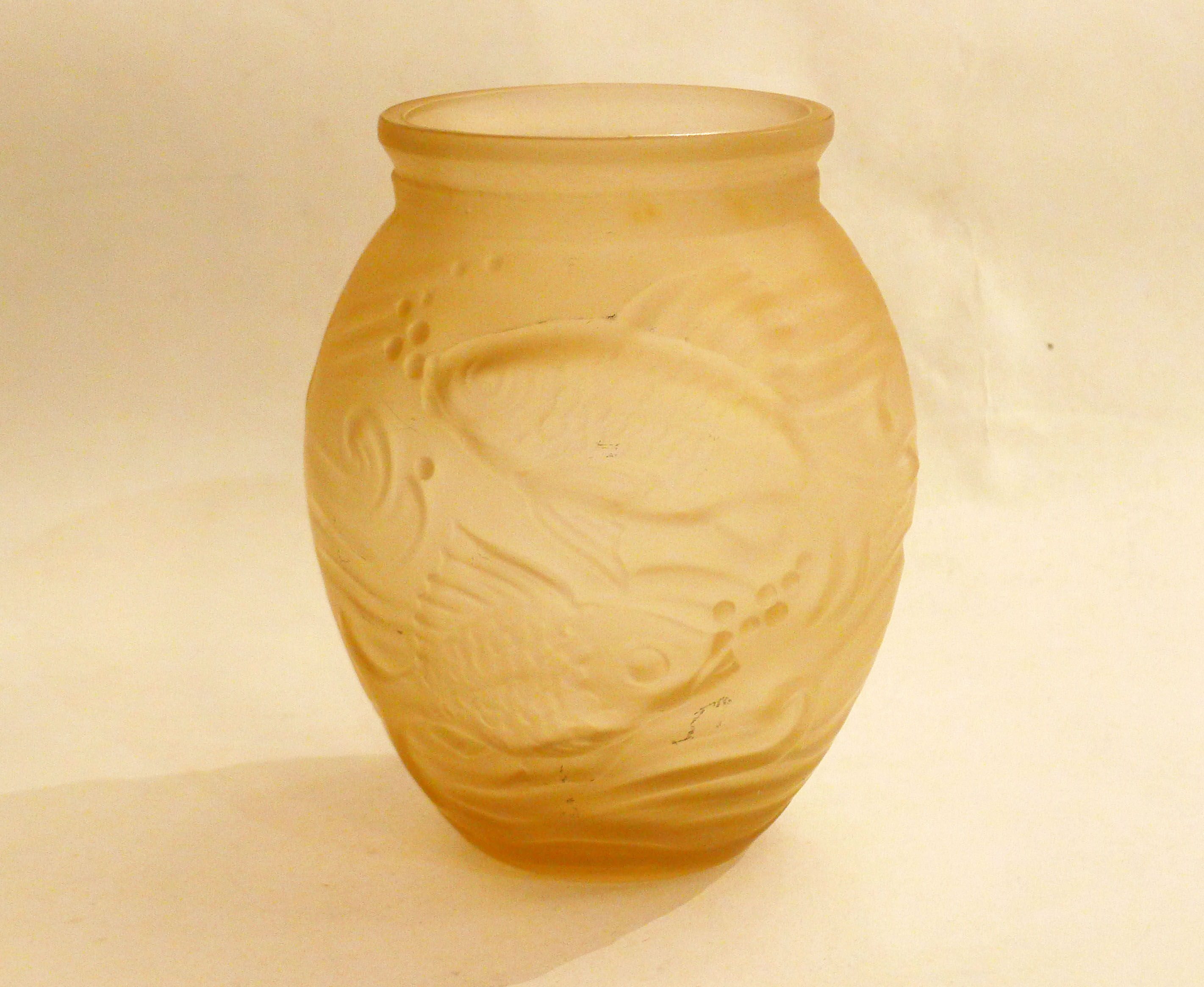 Vase Art Deco fish
