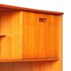 Enfilade haute scandinave en teck, Années 60
