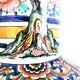 Vase earthenware of Desvres 49cm