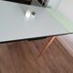 Table avec rallonges formica et chêne