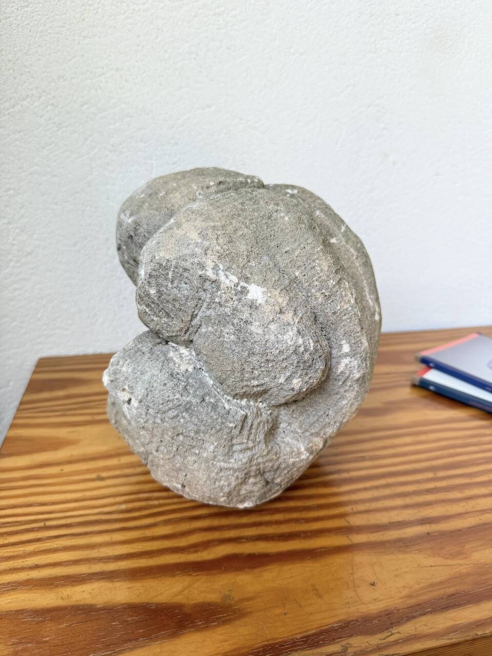 Stone sculpture of a man