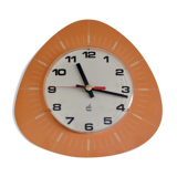 Clock japy - orange formica - 1960