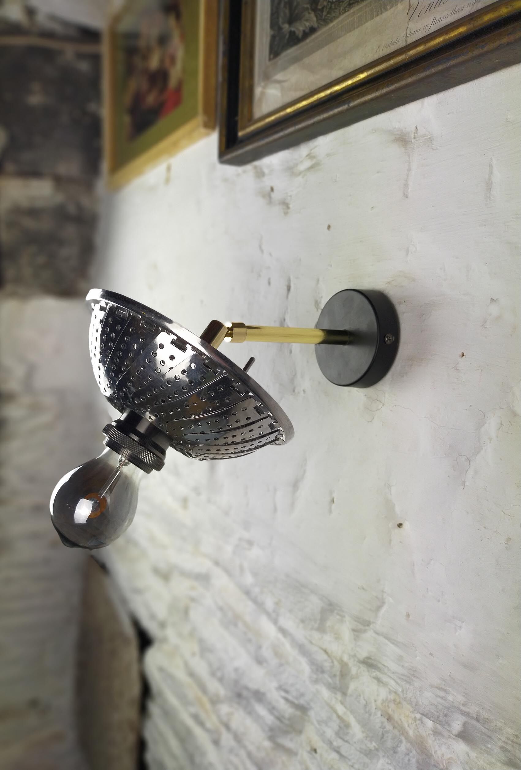 “la papillote” wall lamp by François Marin