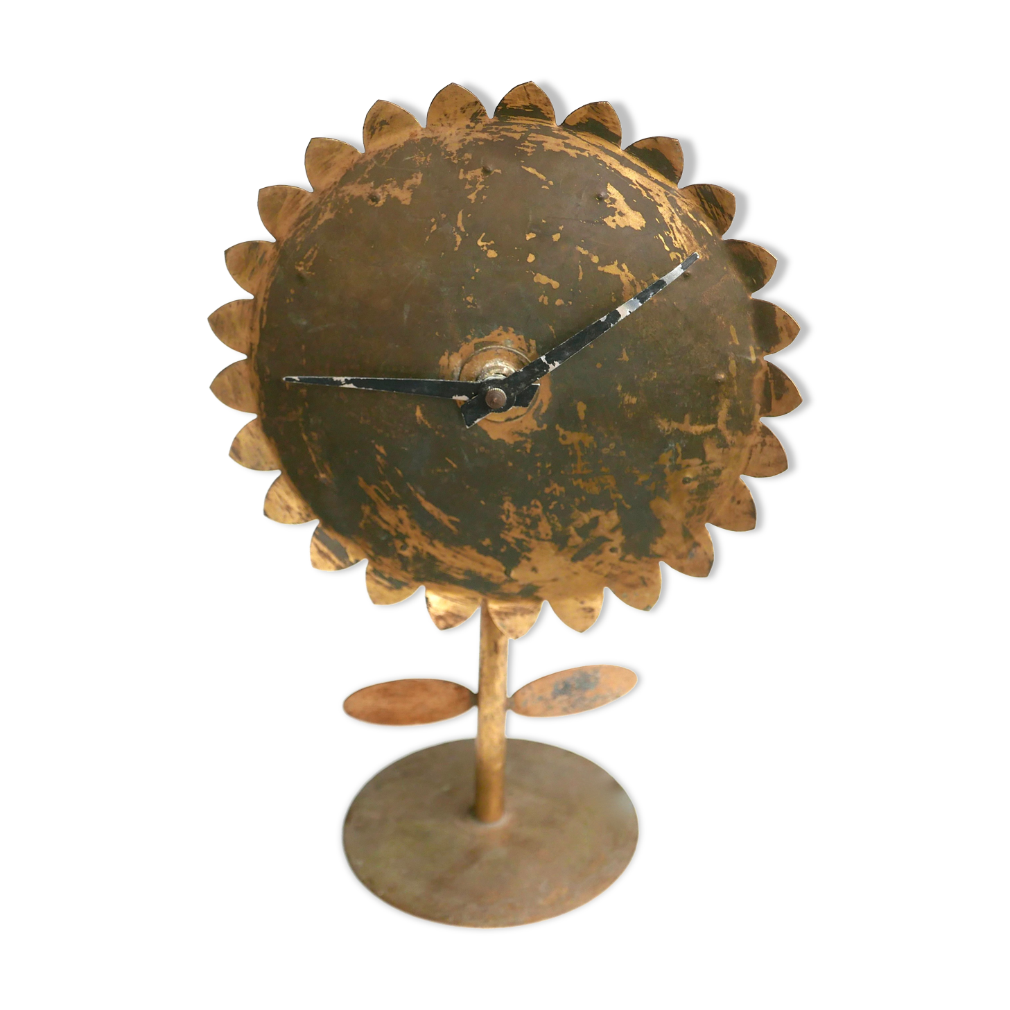 Jean Vinay's copper flower clock, 1960s