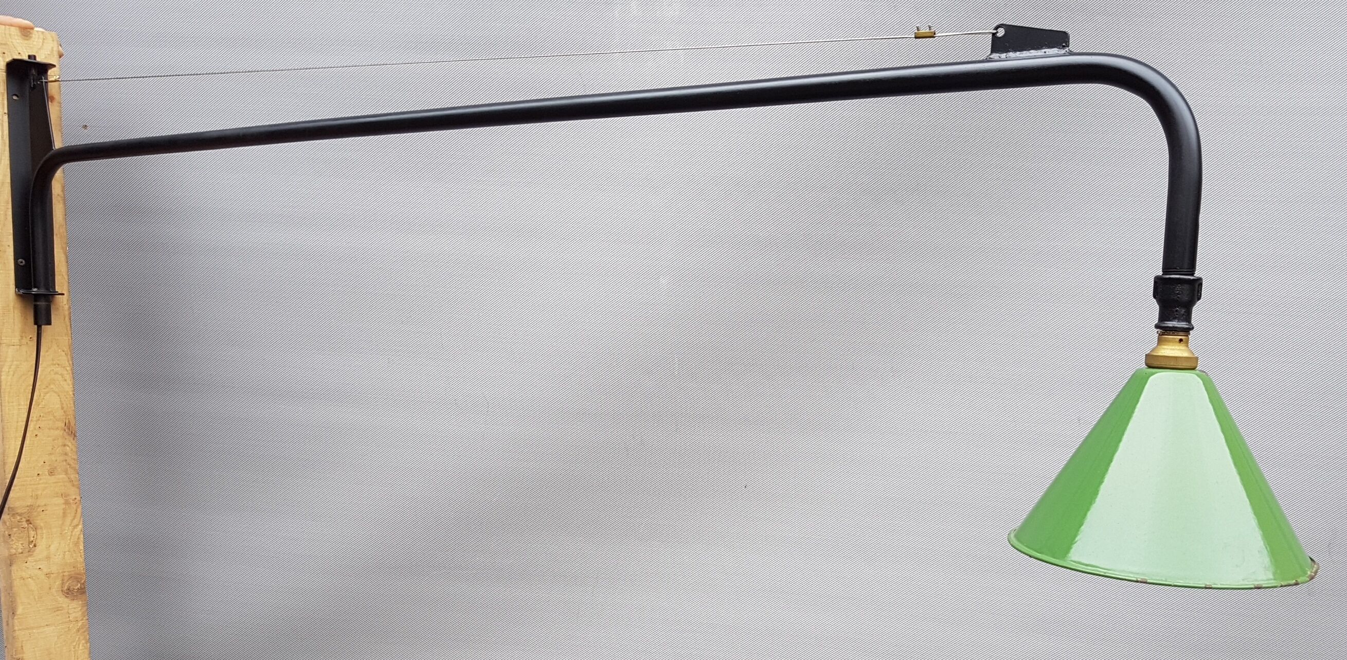 Wall lamp gallows JIB 160 black and green