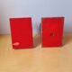 Bookends in marble and chrome metal