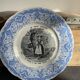 Set of 6 talking plates - creil and montereau France
