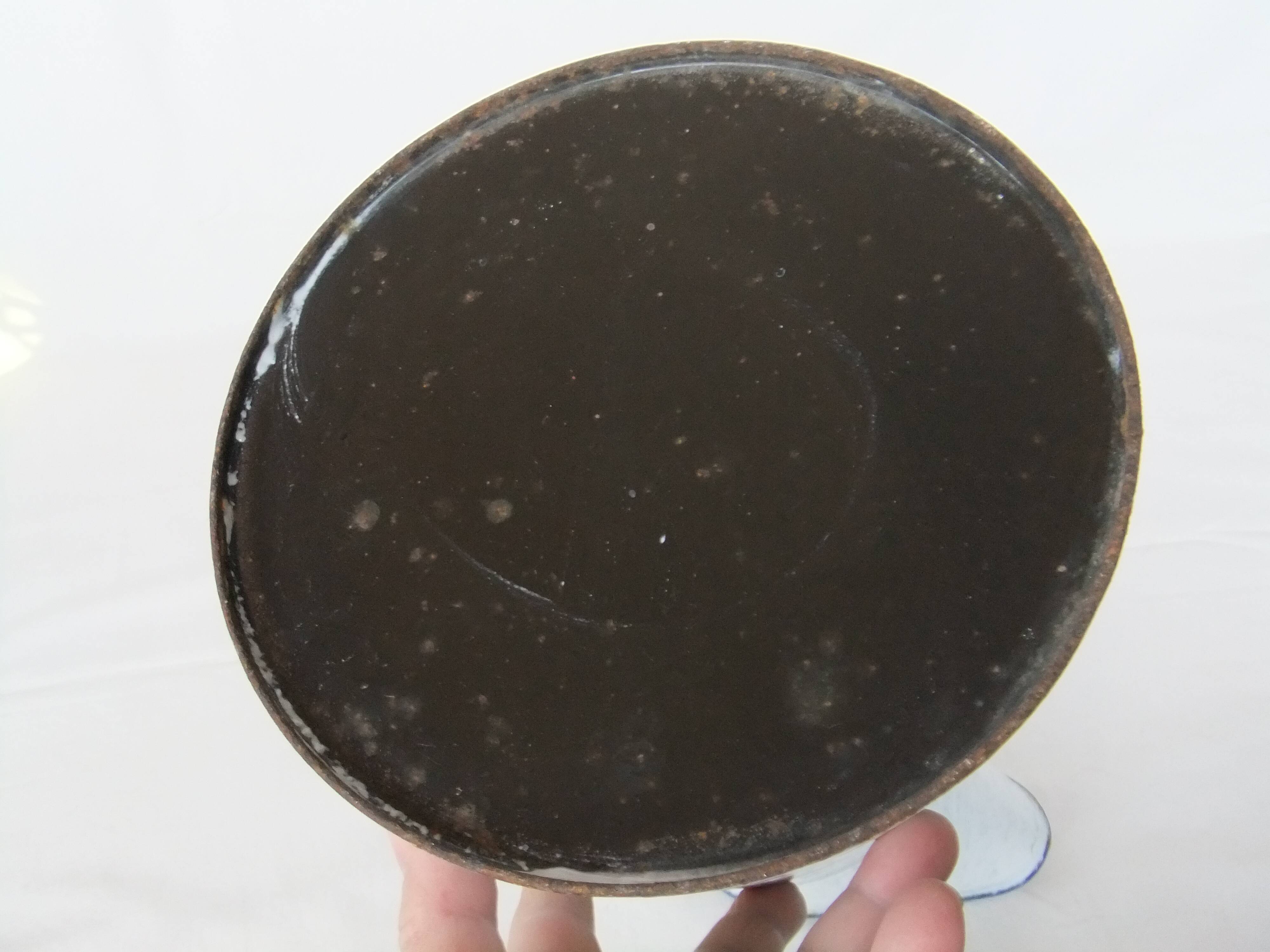 Broc pichet verseuse tôle émaillée seau pot collection 37cm