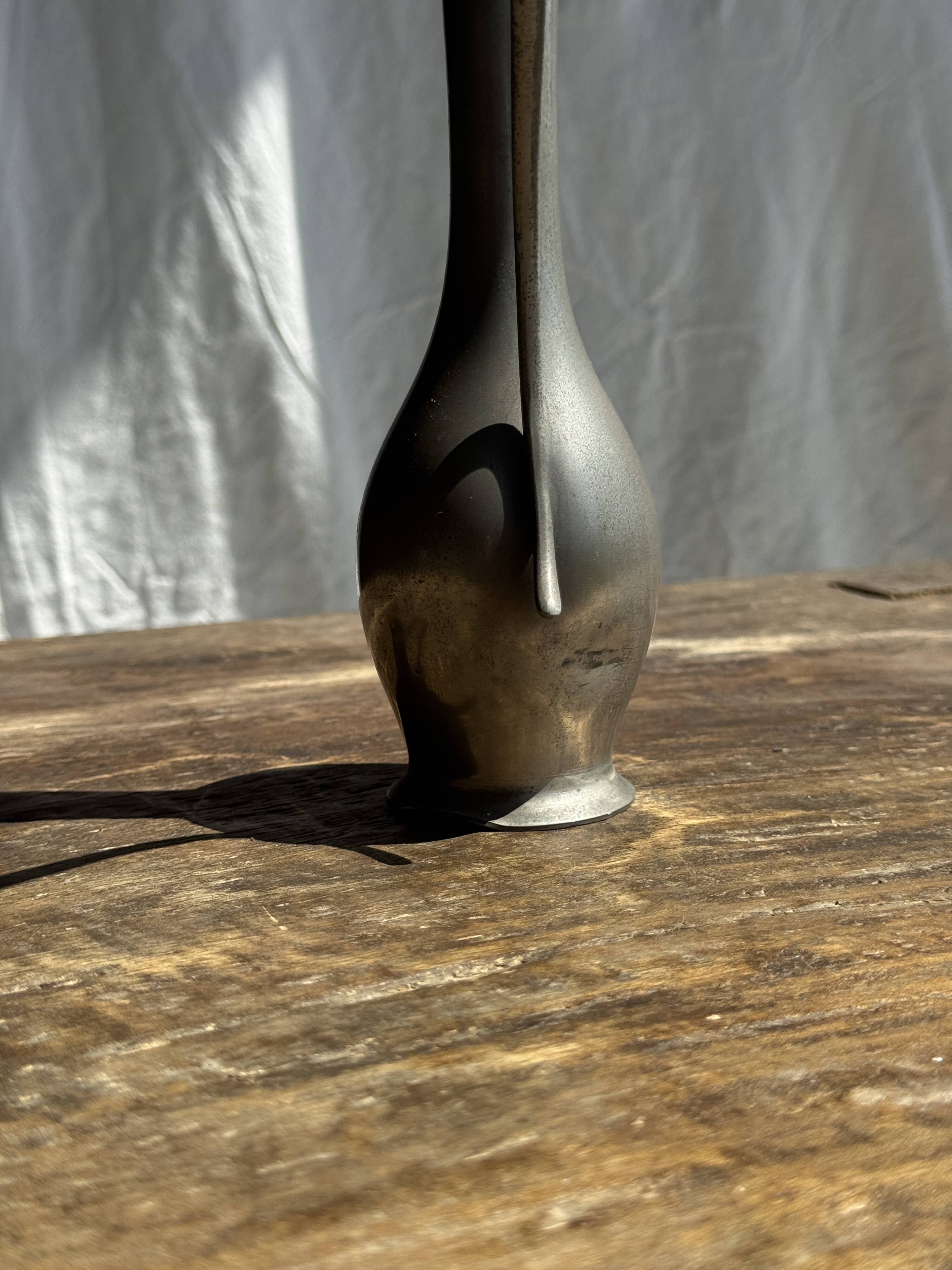 Small 19th century pewter jug, 95% hallmark H20.5