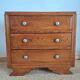 Oak chest of drawers from the 1950s.