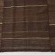 5x8 Dark Brown Ethnic Turkish Kilim Rug, 169x238Cm