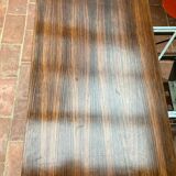 System table, portfolio, design teak veneer 80s