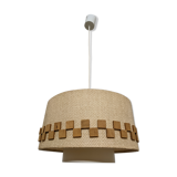 Wool and wood hanging lamp 60/70