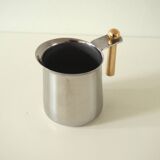 1980S Kitty Oro Guido Bergna Gilded Stainless Steel Creamer