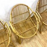 Set of 3 Retro Armchairs with Table, Alan Fuchs, 1960s, Czechoslovakia