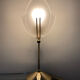 Vintage lamp in brass and frosted glass 70s-80s