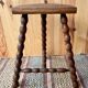 Tabouret bois tripode