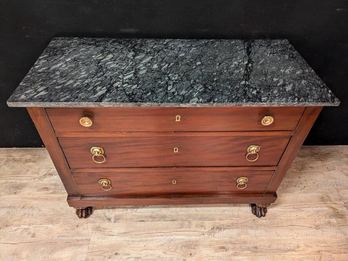Empire Mahogany Chest of Drawers, Return from Egypt Period