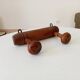 Antique folk art wall coat rack