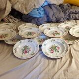 Earthenware plates luneville